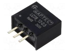 Converter: DC/DC | Uin: 15÷28VDC | Uout: 12VDC | Iout: 500mA | SIP3 | THT