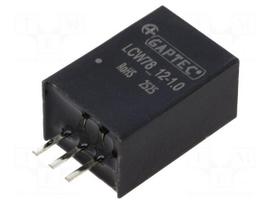 Converter: DC/DC | Uin: 15÷72VDC | Uout: 12VDC | Iout: 1A | THT | 400kHz