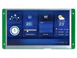Display: TFT | 7" | 1024x600 | Illumin: LED | 16MBFLASH | RGB | 300cd/m2