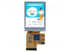 Display: TFT | 2.8" | 240x320 | Illumin: LED | 8MBFLASH | RGB | 300cd/m2