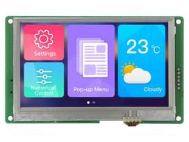 Display: TFT | 4.3" | 480x272 | Illumin: LED | 8MBFLASH | RGB | 250cd/m2