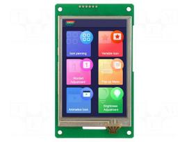 Display: TFT | 3.5" | 320x480 | Illumin: LED | 16MBFLASH | RGB | 250cd/m2