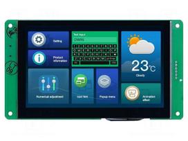 Display: TFT | 5" | 800x480 | Illumin: LED | 16MBFLASH | RGB | 250cd/m2