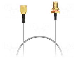 Cable | 0.1m | RP-SMA male,RP-SMA female | brown | -40÷125°C | 0÷3GHz