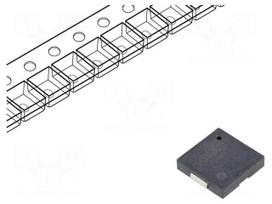 Sound transducer: piezo signaller | without built-in generator