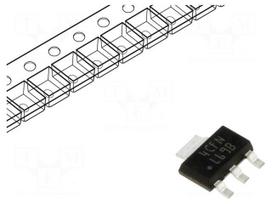 IC: voltage regulator | LDO,fixed | 3.3V | 0.5A | SOT223 | SMD | LM2937