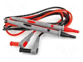 Test lead: kit | probe tip x2,angular banana plug 4mm x2 | 1.2m