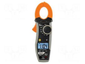 Meter: multifunction | digital,AC/DC pincers type | Øcable: 30mm