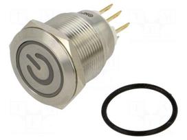Switch: vandal resistant | Pos: 2 | SPDT | 3A/220VAC | 5A/24VDC | IP65