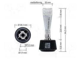 Tip | chisel | 10mm | longlife | for soldering station