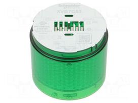 Automation module: light signaller | green | LED | 24VDC | 24VAC | IP66