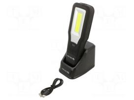 Lamp: workshop LED | IP54 | 3.5h | Number of operation modes: 4
