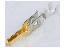Contact | male | Mini-Fit Jr | selectively gold plated | 16AWG | bulk