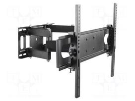 Holder | for wall mounting | 35kg | 37÷70" | black | Dim: 400x635x430mm