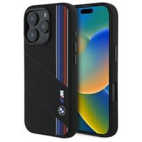 BMW Silicone Cut Tricolor Lines MagSafe Hardcase for Apple iPhone 16 Pro