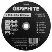 Įrankiai ir matavimo prietaisai // Įrankių, priedų naujienos // Tarcza tnąca, korundowa do metalu/INOX 230 x 2.5 x 22.2 mm, 41 A30-S-BF
