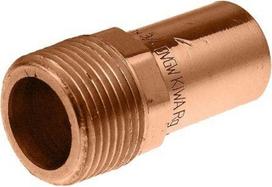 CUpress male nipple connector 18 x ½"