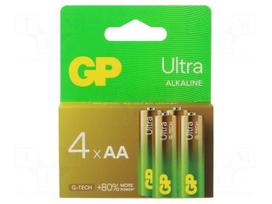 Battery: alkaline | AA | 1.5V | non-rechargeable | 4pcs | ULTRA G-TECH