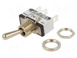 Switch: toggle | Pos: 3 | SP3T | ON-OFF-ON | 10A/250VAC | 5A/24VDC | 600H