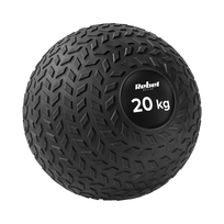 Sporto ir aktyvaus poilsio // Sporto prekės ir įranga // Mała piłka lekarska do ćwiczeń rehabilitacyjna Slam Ball 23cm 20kg, REBEL ACTIVE