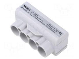 Splice terminal: distribution block | SLT50 | 1kV | PIN: 7(4+3)