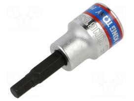 Socket: hex key-bit | HEX 5mm | 3/8" | Socket bit length: 50mm