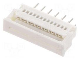 Connector: FFC/FPC | tinned | THT | 200V | 1A | Easy-On | PIN: 13 | 1.25mm