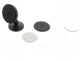 Car holder | black | for dashboard | snapped-in