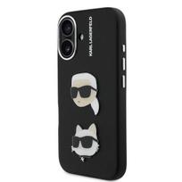 Karl Lagerfeld Grained PU K&CH Heads Case for Apple iPhone 16