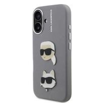 Karl Lagerfeld Grained PU K&CH Heads Case for Apple iPhone 16