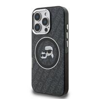 Karl Lagerfeld IML K&CH Heads Repeated Logo MagSafe Case for Apple iPhone 16 Pro