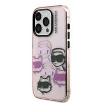 Karl Lagerfeld IML Multi K&CH Heads Case for Apple iPhone 15 Pro
