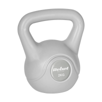 Sporto ir aktyvaus poilsio // Sporto prekės ir įranga // Kettlebell bitumiczny 2 kg szary  REBEL ACTIVE