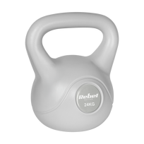 Sporto ir aktyvaus poilsio // Sporto prekės ir įranga // Kettlebell bitumiczny 24 kg szary  REBEL ACTIVE