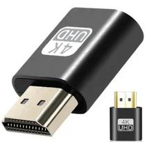 TV, SAT, HDMI, DVI kabeliai ir priedai // HDMI, DVI, AUDIO jungiamieji laidai ir priedai // AK53E Adapter hdmi emulator monitora      black