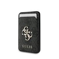 Guess 4G Metal Logo MagSafe Cardslot Stand Black