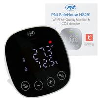 Anglies dioksido (CO2) ir oro kokybės jutiklis : Wi-Fi : Akumuliatorius : Tuya programėlė : HS291