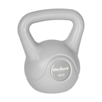 Įrankiai ir matavimo prietaisai // Įrankių, priedų naujienos // Kettlebell bitumiczny 4 kg szary  REBEL ACTIVE