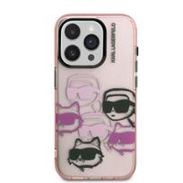 Karl Lagerfeld IML Multi K&CH Heads Case for Apple iPhone 15 Pro Max