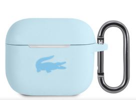 Lacoste Liquid Silicone Glossy Printing Logo Case for Apple AirPods 3