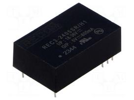 Converter: DC/DC | 3W | Uin: 18÷36VDC | Uout: 5VDC | Iout: 600mA | DIP24