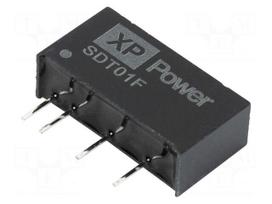 Converter: DC/DC | 1W | Uin: 21.6÷26.4VDC | Uout: 15VDC | Uout2: -15VDC