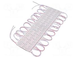 LED | red | 720mW | 14.4lm | IP67 | 160° | No.of diodes: 3 | Case (mm): 2835
