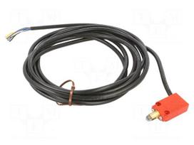 Limit switch | metal roller Ø10mm | NO + NC | 10A | max.250VAC | 5m