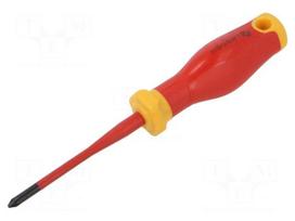 Screwdriver: insulated | Pozidriv® | PZ1 | 80mm | 1kVAC