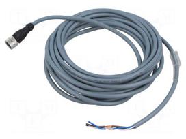 Cable: for sensors/automation | PIN: 4 | M12 female | straight | 5m