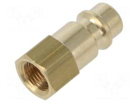 Quick connection coupling | 0÷35bar | brass | 31mm | 1000l/min