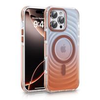 Nugarėlės dėklai Evelatus Apple iPhone 15 Pro EchoWave Clear MagSafe Pink