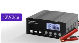 Išmanusis mikroprocesoriaus įkroviklis 12V | 12,6 V | 24V su remonto funkcija AGM, GEL, LiFePO4 akum