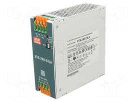 Power supply: switching | for DIN rail | 240W | 24VDC | 0÷10A | OUT: 1
